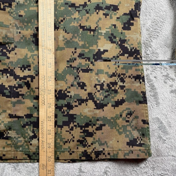 Military Shirt Sz M USMC Marine Combat Blouse Woodland Marpat Digital Camo MCCUU - Picture 14 of 15